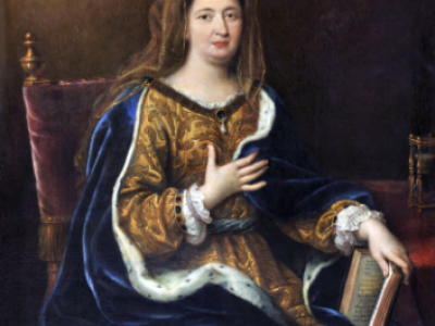 032. ReZPierre Mignard, La marquise de Maintenon en Sainte Françoise Romaine, vers 1694, château de Versailles