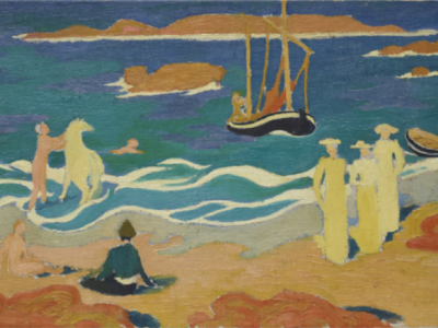 039.ReZMaurice Denis, Ils virent des fées débarquer sur les plages, 1893, collection particulière